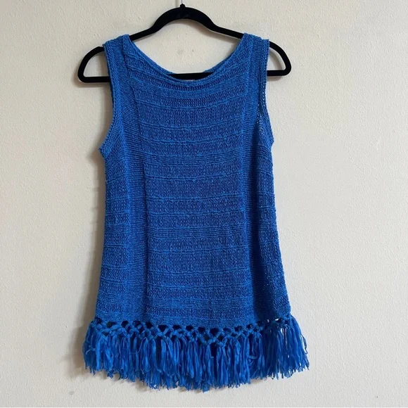 LILLY PULITZER Luca Fringe Hem Sweater Size Small - Picture 5 of 6